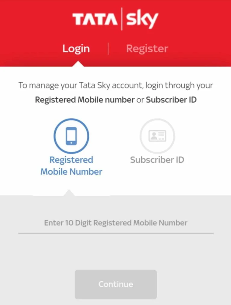 Tata sky app online hot sale