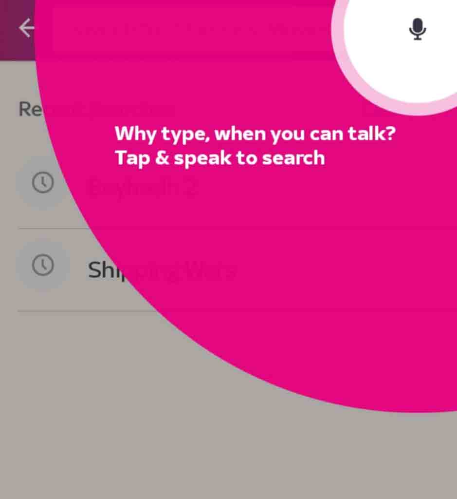 Restart and Voice Search feature added in Tata Sky Mobile App