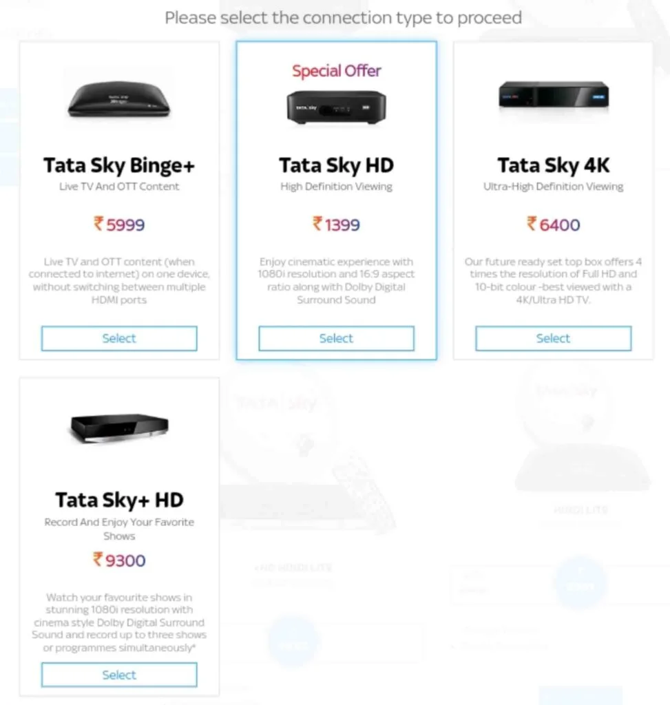 Tata-sky-sd-box-removed