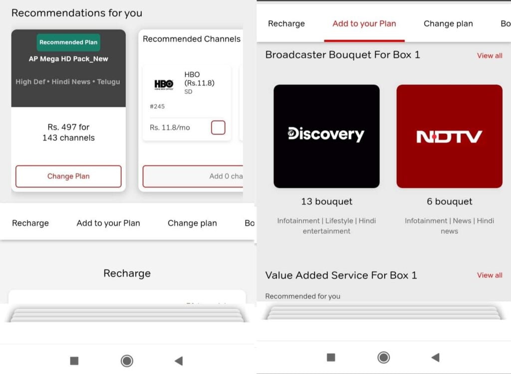 Airtel Thanks app gets a revamped Airtel DTH section