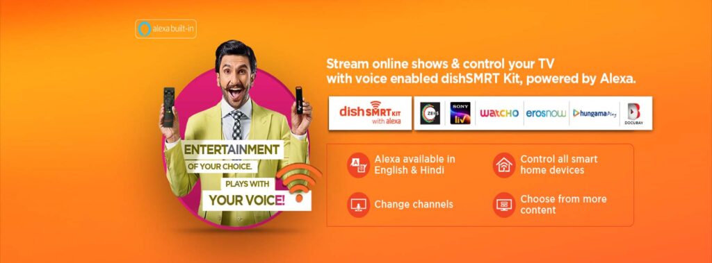 Alexa now available on Dish SMRT Kit in Hindi and English