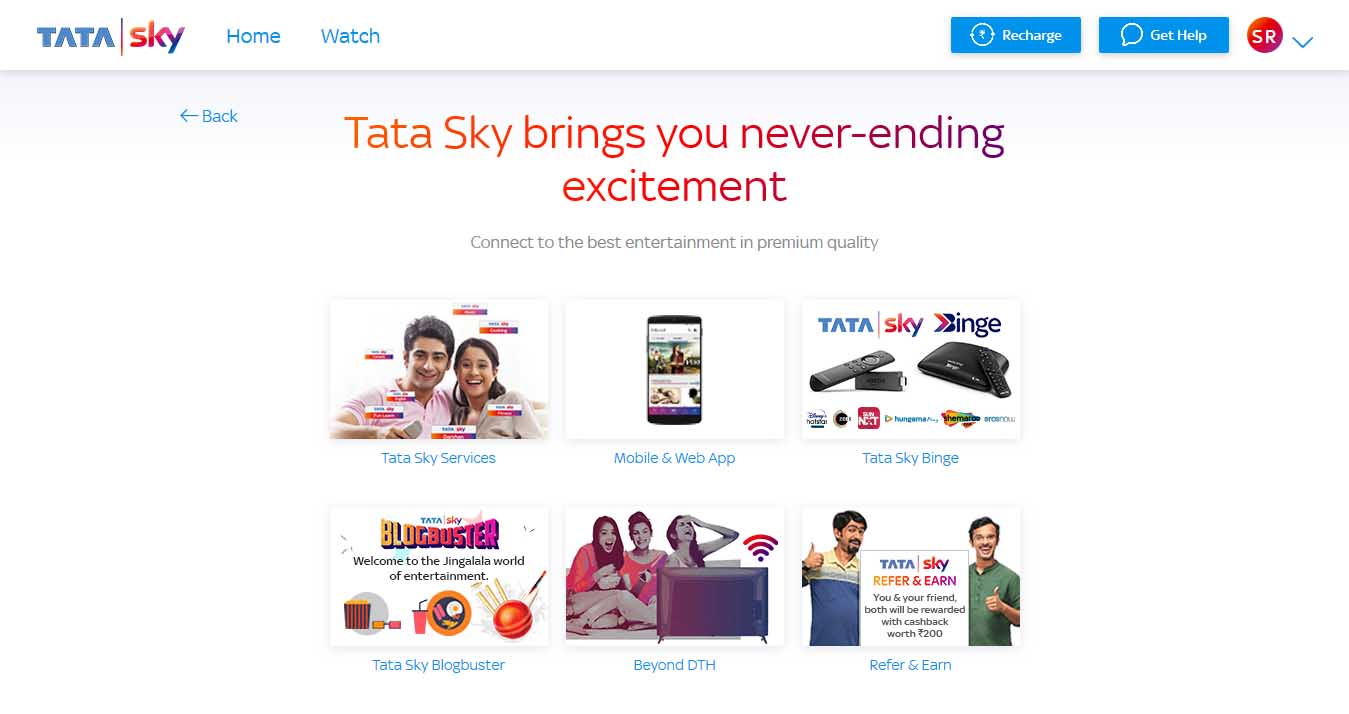 Tata Sky web portal redesigned, now offers more modern and clean look