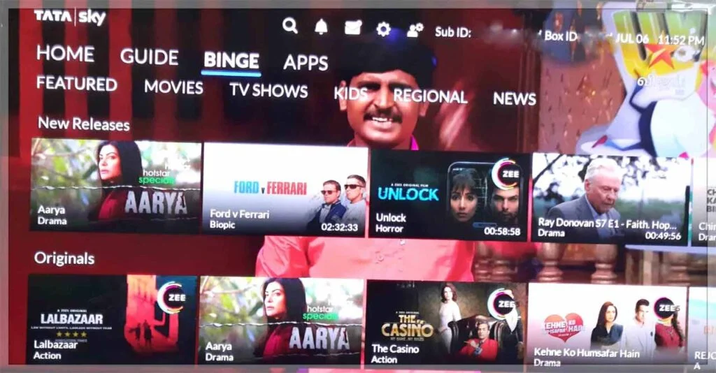 ZEE5 now part of Tata Sky Binge subscription