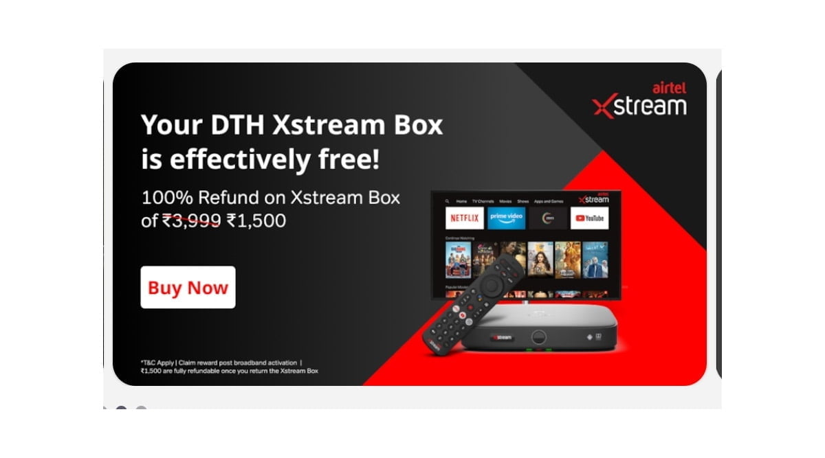 Xstream Refundable Rs 1500