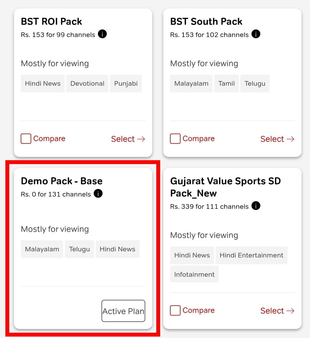 One Airtel Plan users able to subscribe to Demo Base pack with Rs 0 NCF