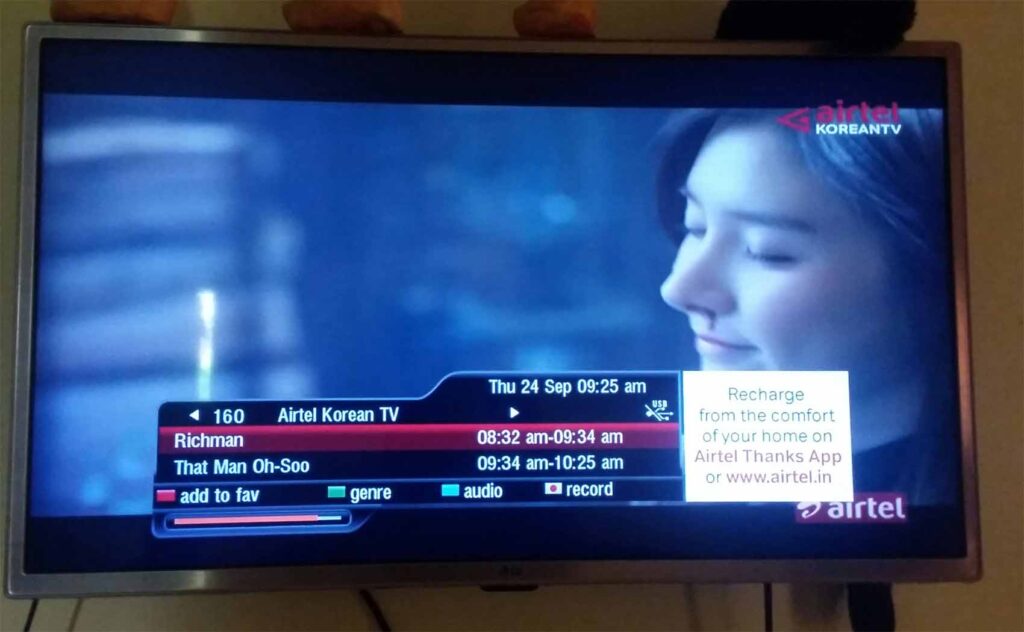 Airtel Digital TV launches Airtel Korean TV