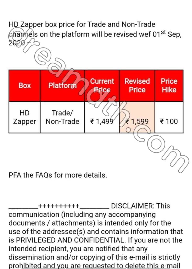 Tata Sky set to raise HD Zapper set-top box price by Rs 100