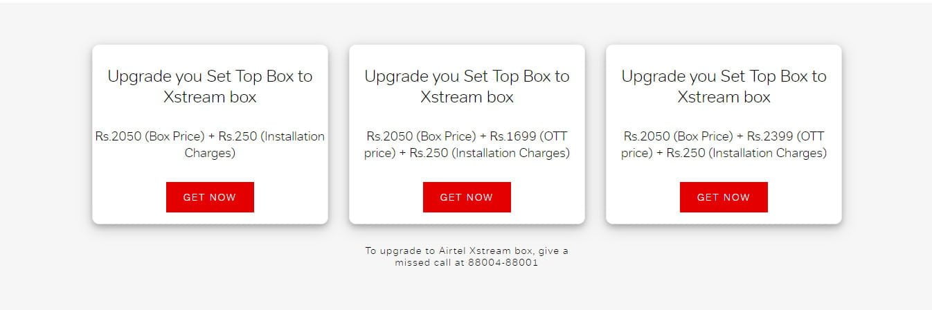 Airtel Xstream Box upgrade price revised to Rs 2300