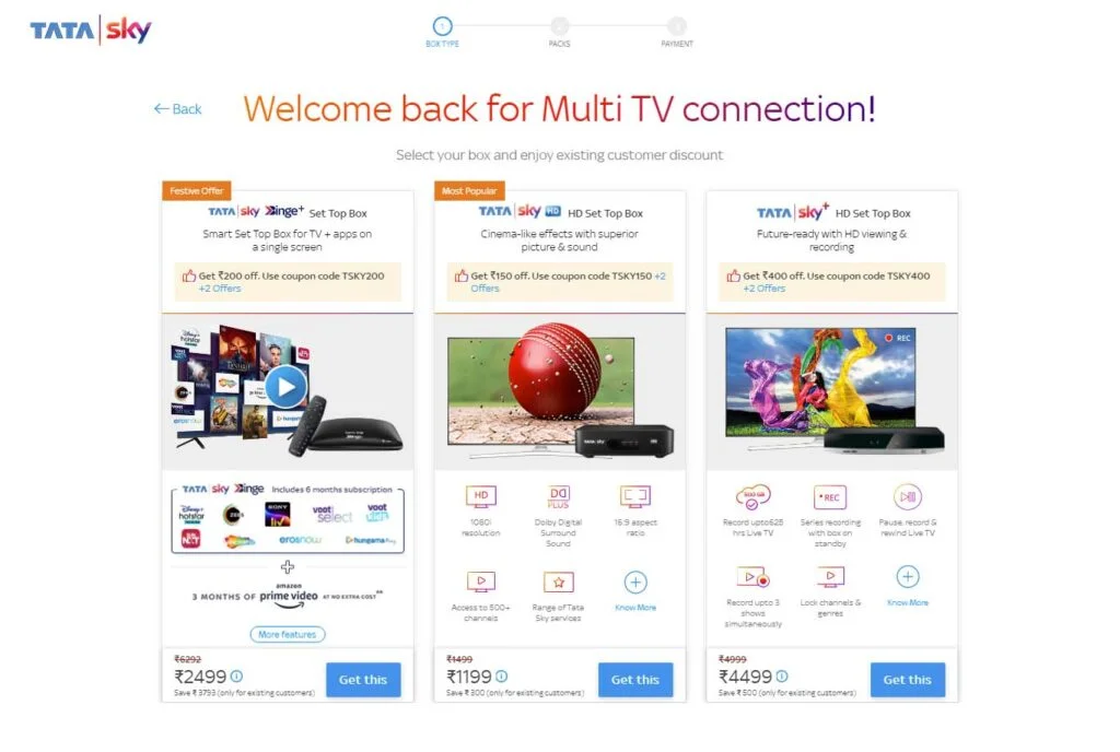 Tata Sky offering upto Rs 400 discount on new connections bought through online payment