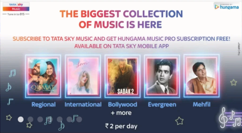 Tata Sky Music Hungama Pro