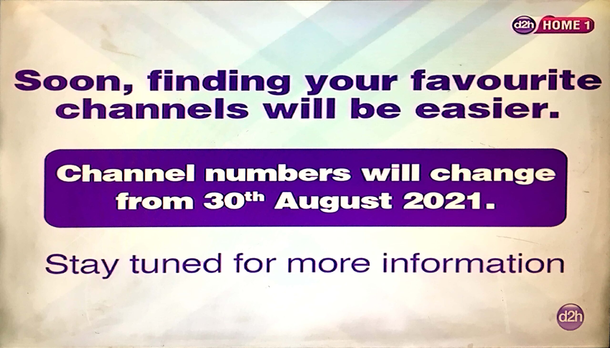 d2h and Dish TV ST-2 releases list of new channel numbers effective from 30  August