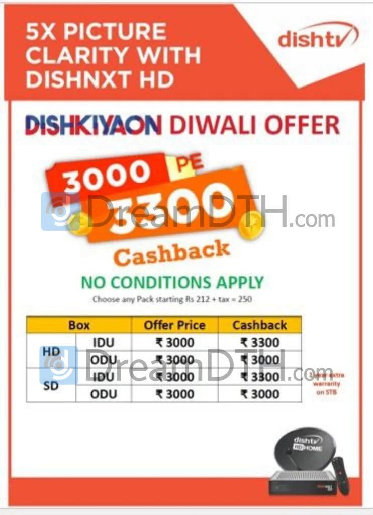 Dish TV Diwali offer