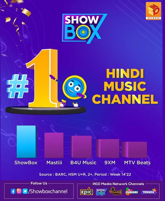 ShowBox Number One Hindi Music Channel