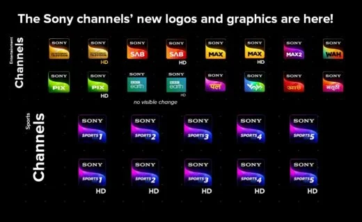 New Sony Pictures Network Channel Logos