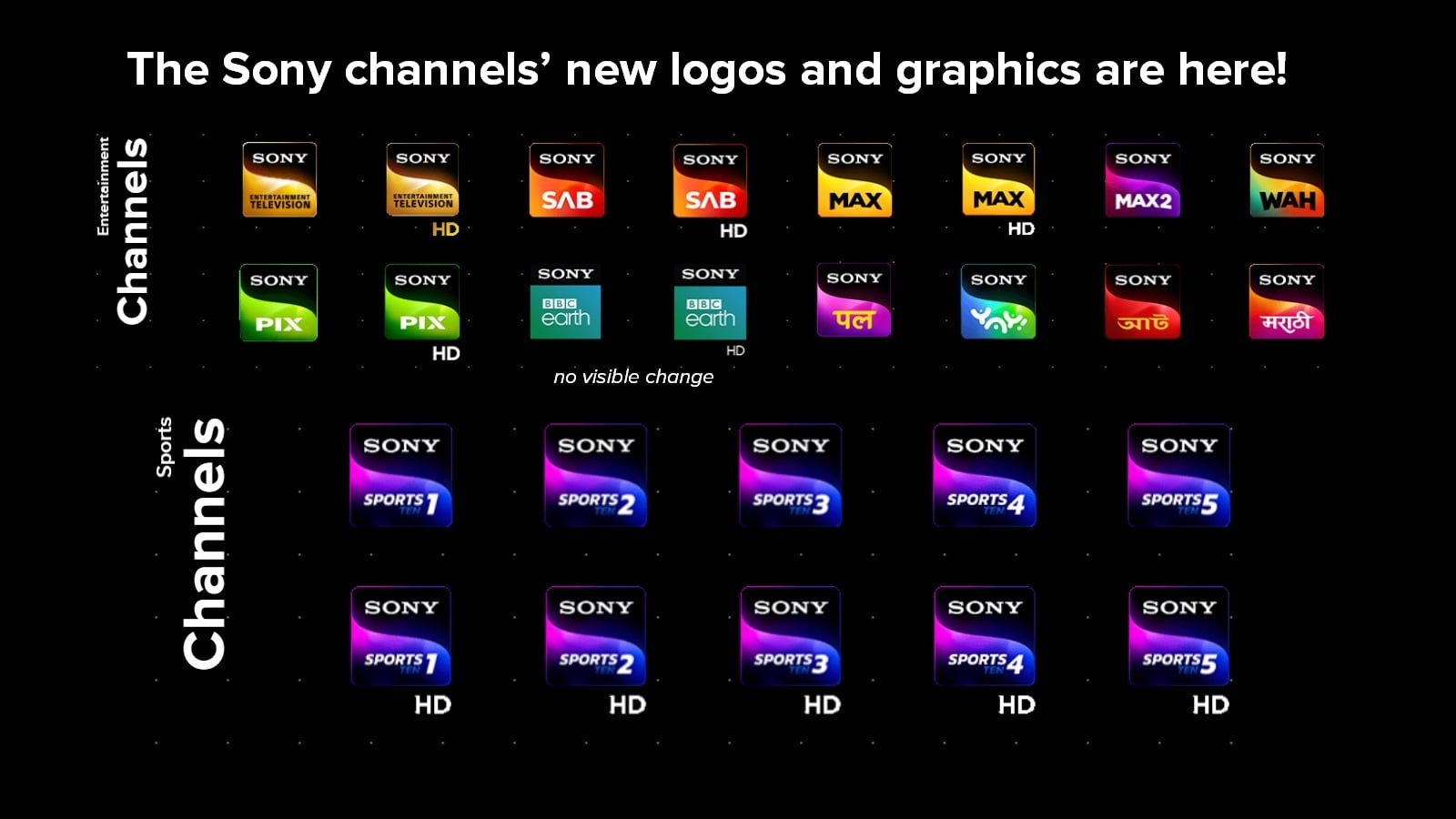 Sony Pictures Network channels get rebranded with new logos and graphics