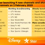 Disney-Star-New-and-Shutdown-Channels-2023