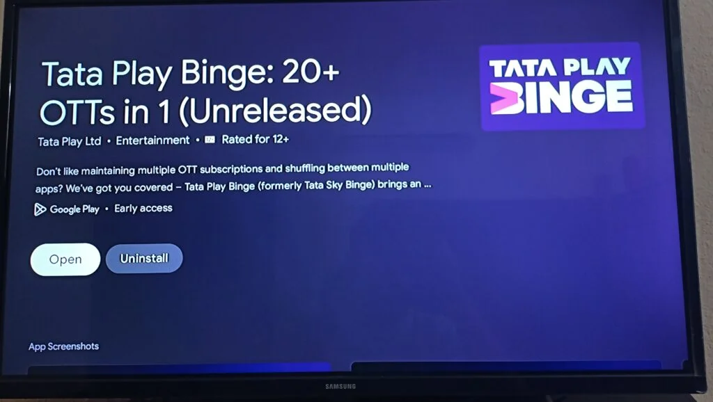 TP Binge Android TV
