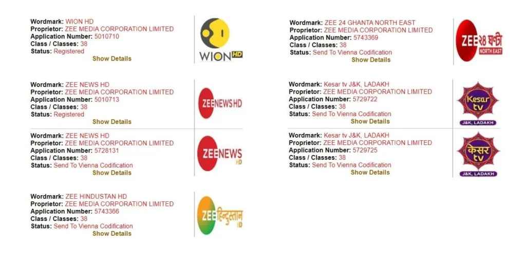 ZMCL Upcoming Channel Trademarks