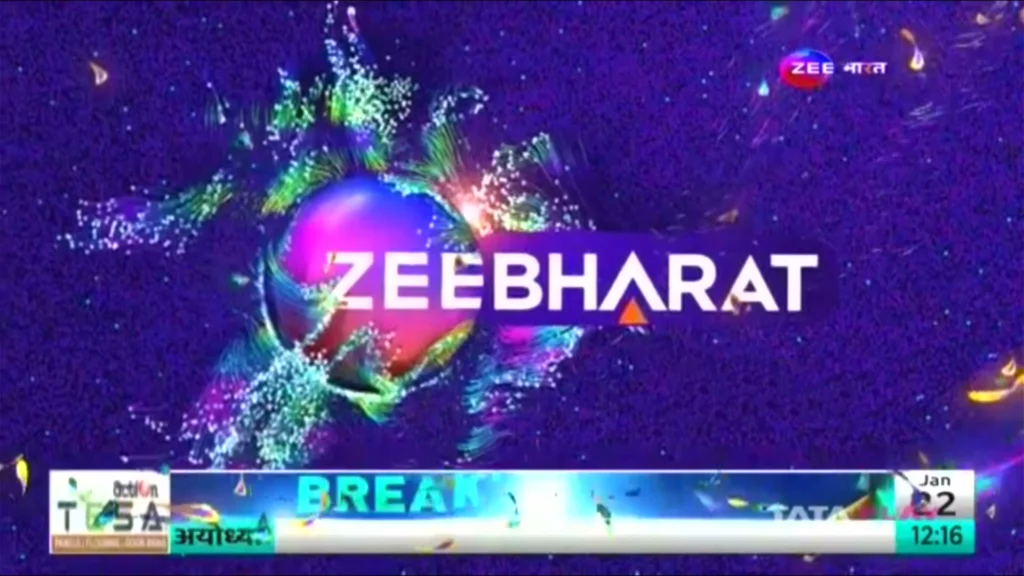 Zee Media launches Hindi news channel Zee Bharat replacing Zee Hindustan