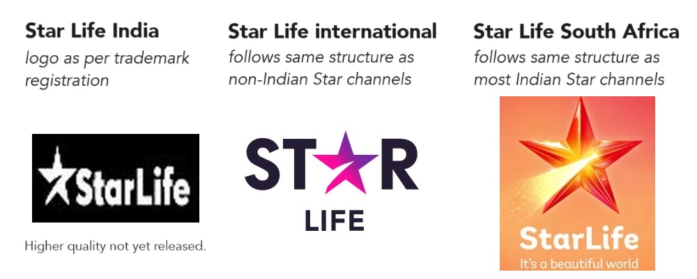 Star Life India and International Logos