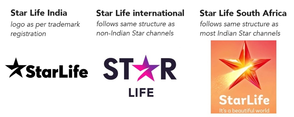 Star Life New India and International Logos