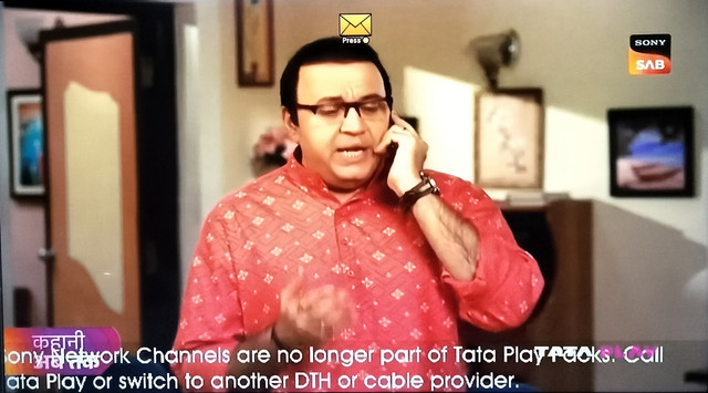 Sony SAB no longer part of Tata Play packs